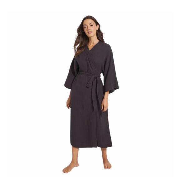 Soma Cool Nights Robe (NWOT) - Black - XXL - Picture 1 of 6